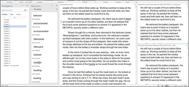 Comparing Data Word How to Use Microsoft Word's Compare Feature