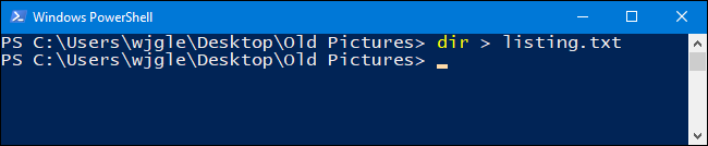 How to Print or Save a Directory Listing to a File in Windows