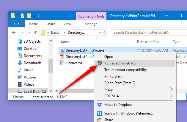 How to Print or Save a Directory Listing to a File in Windows