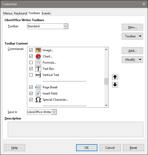 How to Dock and Undock Toolbars In LibreOffice
