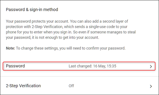How To Change Your Gmail or Google Password