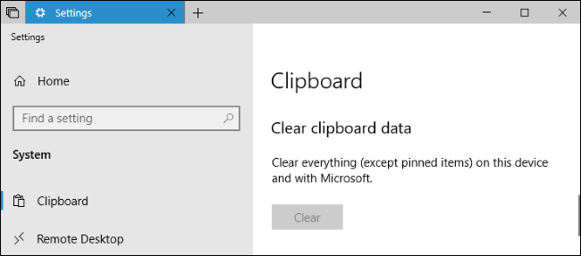 Using Windows 10's New Clipboard: History and Cloud Sync