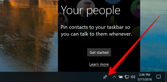 How to Disable the Pointless People Icon on Windows 10's Taskbar