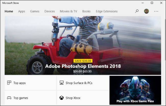 Windows 10's Store