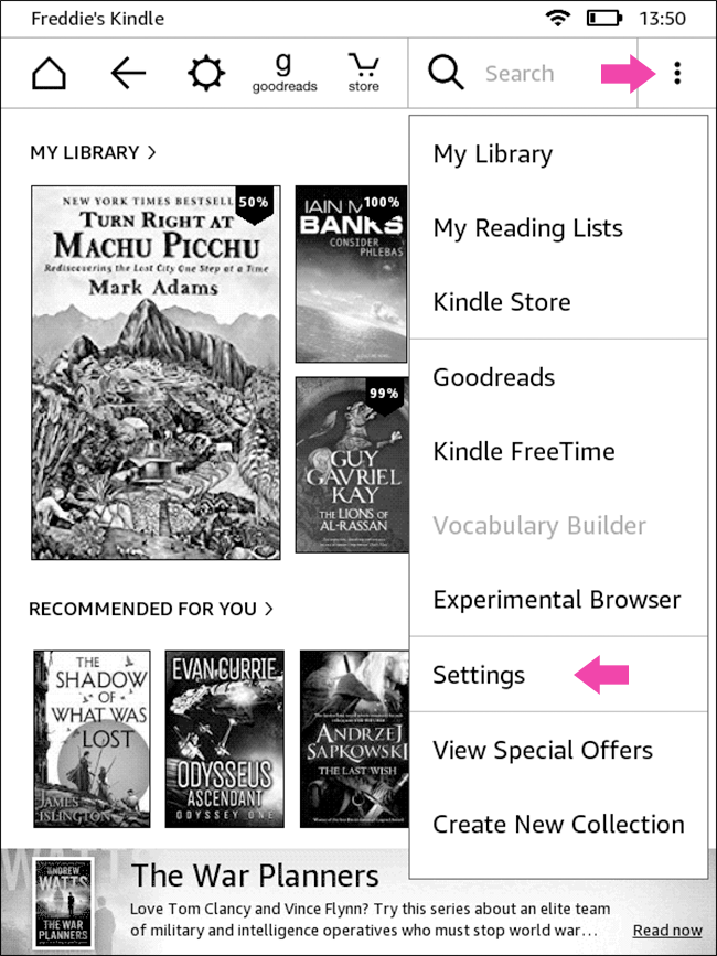 Kindle Menu Button What to Do If Your Kindle is Running Slowly or Freezing