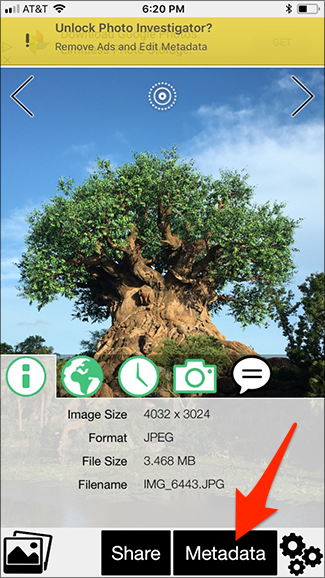 How to View EXIF Metadata for Photos on an iPhone or iPad