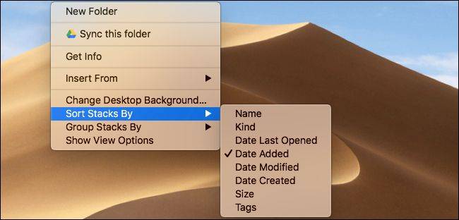 Macos File Stack Image Example How to Organize Your Desktop With Stacks on macOS Mojave