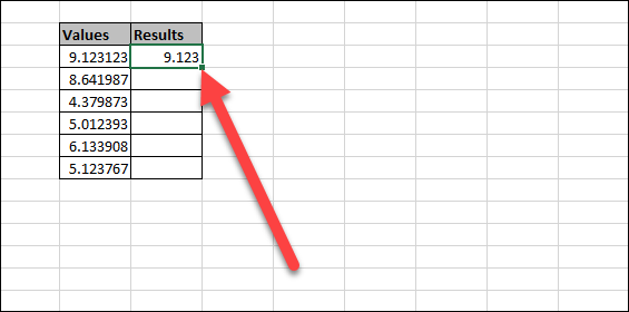 How to Round Off Decimal Values in Excel
