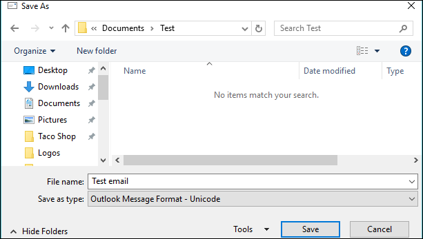 How to Save Emails (and Other Items) as Files in Microsoft Outlook