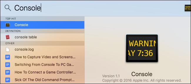 How to View the System Log on a Mac