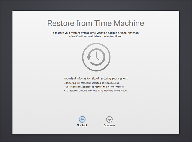 Recover Time Machine How to Fully Restore macOS From a Time Machine Backup in Recovery Mode