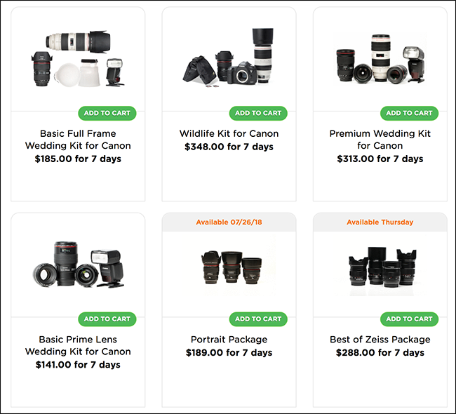 When and How to Rent Photography Gear
