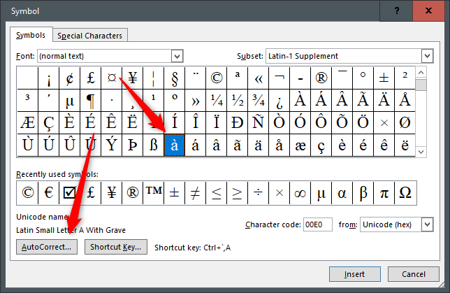 Word Autocorrect Indicators Types How to Type Accent Marks Over Letters in Microsoft Word