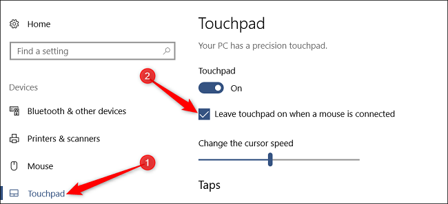 Mouse Pad Keep Computer Logged In How to Disable Your PC's Touchpad When You Connect an External Mouse