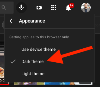 How to Enable Dark Mode in YouTube