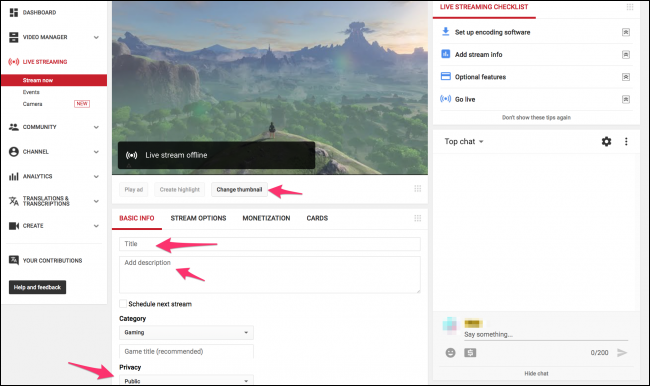 How to Live Stream Games on YouTube