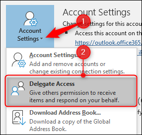 How to Delegate Your Outlook Account to Someone