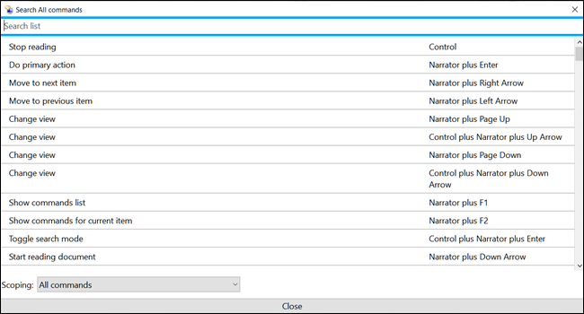 Sample Code Narrator How to Use Windows Narrator