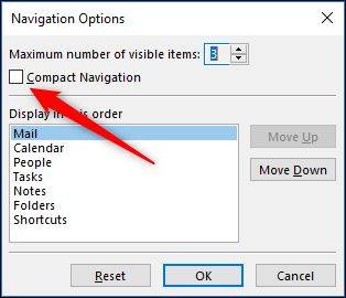 How to Customize the Navigation Pane in Outlook