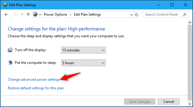 Use High Performance Power Plan HTG Explains: What Are All Those Advanced Power Settings in Windows?