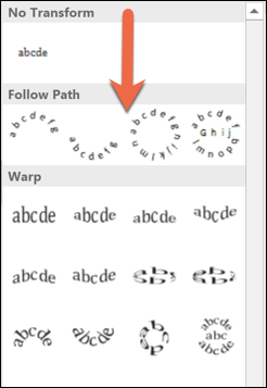 How to Make Letters Curve in Microsoft Word
