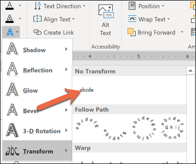 How to Make Letters Curve in Microsoft Word