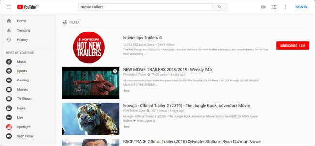 The Best Websites for Viewing Movie Trailers
