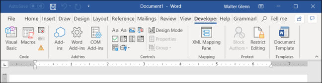 How to Add the Developer Tab to the Microsoft Office Ribbon