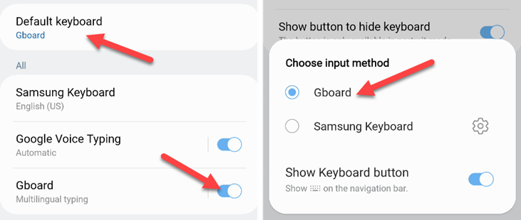 Default Android Keyboard How to Change the Keyboard on Android