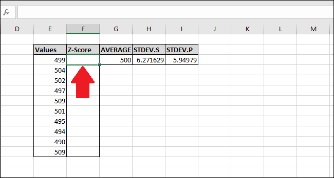 How to Calculate a Z-Score Using Microsoft Excel