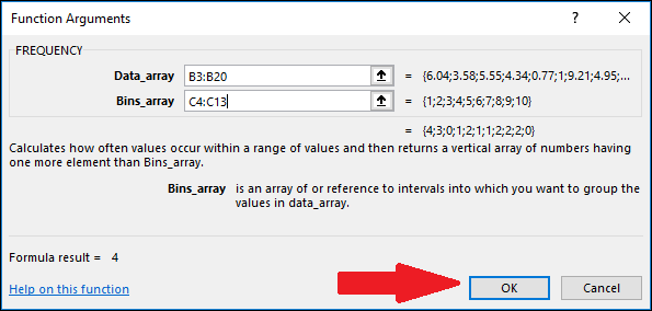 How to Use the FREQUENCY Function in Excel