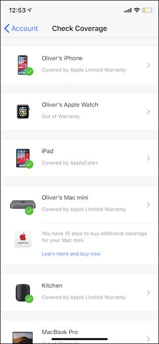 How to Check the Status of AppleCare on your Apple Devices
