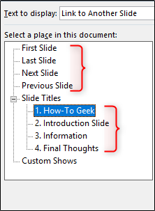 How to Link to Another Slide in the Same PowerPoint Presentation