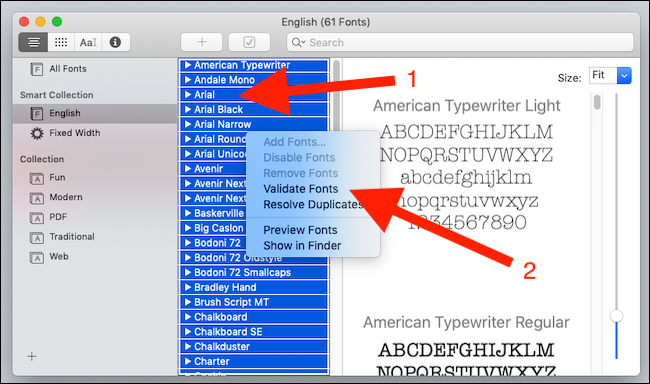 How to Validate and Remove Fonts on a Mac