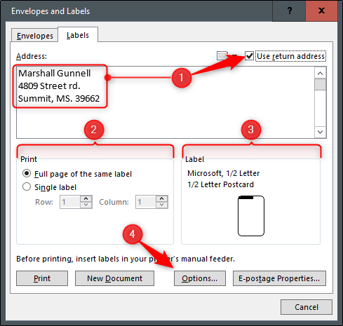 Import Word Label How to Create and Print Labels in Word