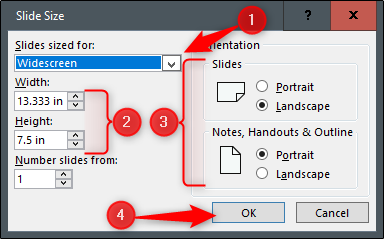 how to make a powerpoint template smaller