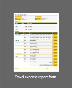 How to Set Up an Expense Form in Microsoft Word