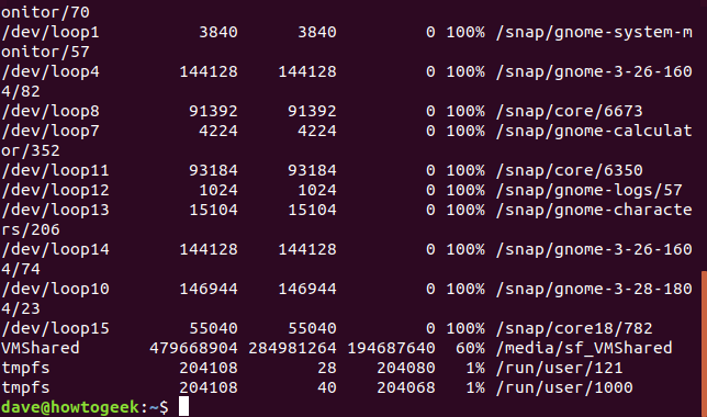 Linux Df How to View Free Disk Space and Disk Usage From the Linux Terminal