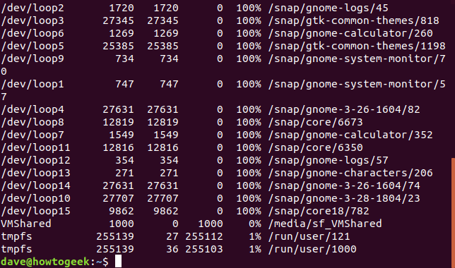 Linux Df How to View Free Disk Space and Disk Usage From the Linux Terminal