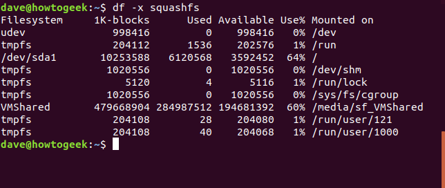 Df Total How to View Free Disk Space and Disk Usage From the Linux Terminal