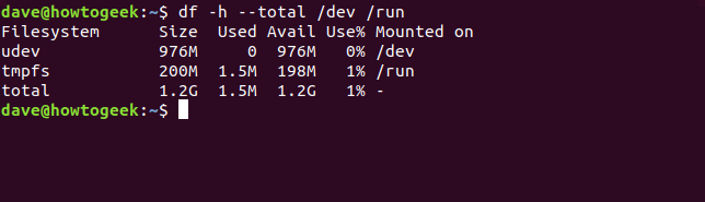 Df Total How to View Free Disk Space and Disk Usage From the Linux Terminal