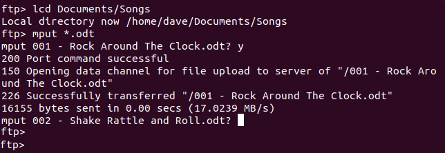 How to Use the FTP Command on Linux