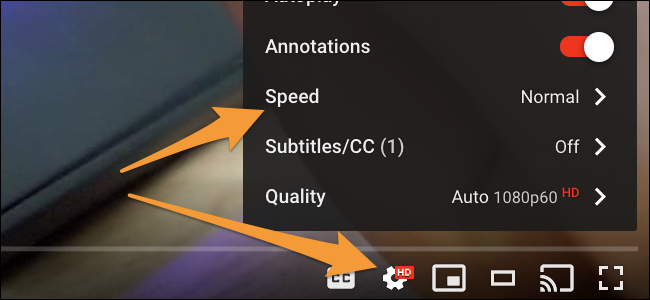 youtube speed controls