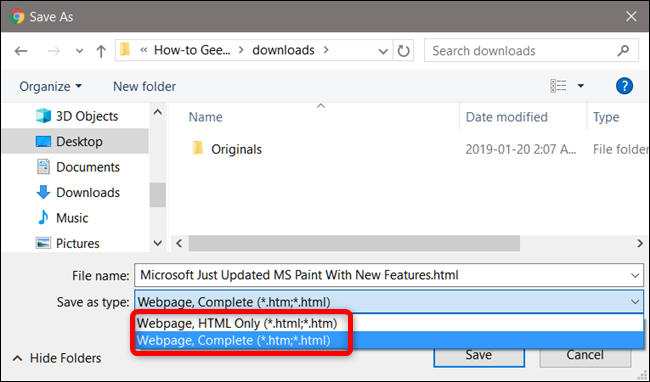 How to Save a Web Page in Chrome