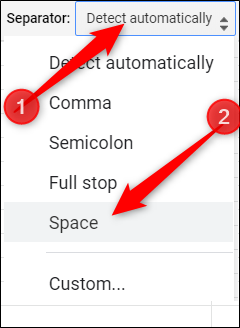 How to Split Text in Google Sheets