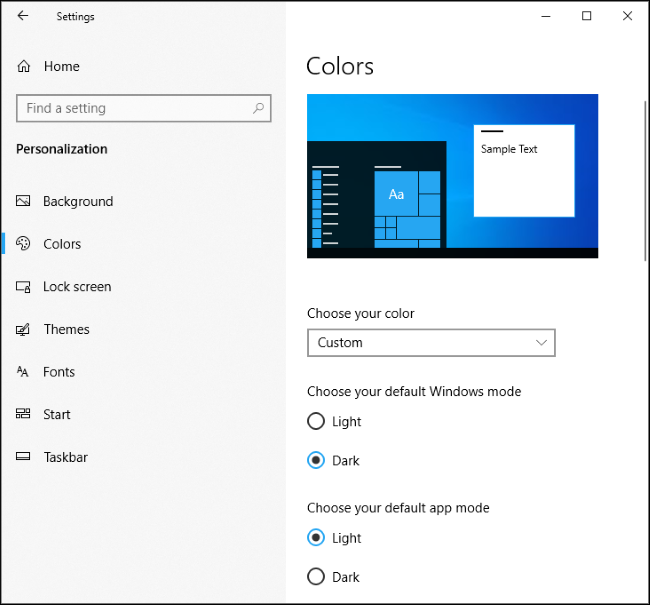 Default Windows Color How to Enable Windows 10's New Light Theme