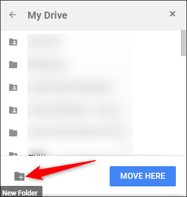 Click the "New Folder" icon.