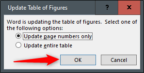 How to Create and Update a Table of Figures in Microsoft Word