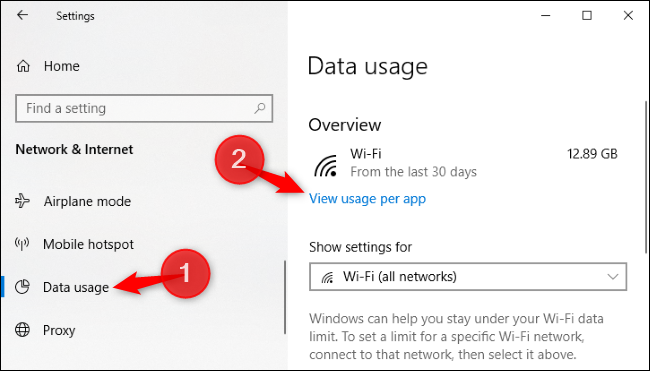 Internet Using App How to See the Applications Using Your Network on Windows 10