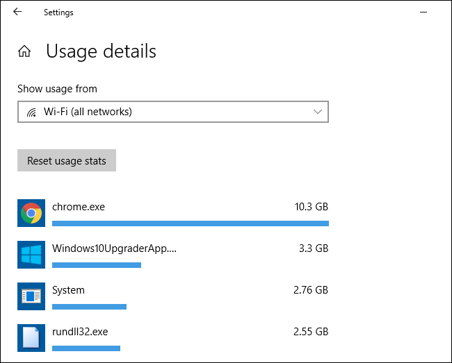 Internet Using App How to See the Applications Using Your Network on Windows 10